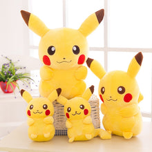 Load image into Gallery viewer, 2020 TAKARA TOMY Pokemon Pikachu Plush Toys Stuffed Toys Japan Movie Pikachu Anime Dolls Christmas Birthday Gifts for Kids
