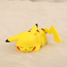Load image into Gallery viewer, Creative Pokemon Cute Pikachu Cartoon Soft Light Bedroom Bedside Night Light Ornaments Luminous Toys Children's Birthday Gifts