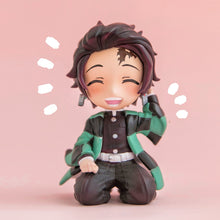 Load image into Gallery viewer, Anime GK Figure Demon Slayer Kimetsu No Yaiba Kamado Nezuko Agatsuma Zenitsu Cute Toys for Kids Collectible Model PVC Doll