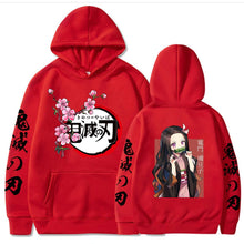 Load image into Gallery viewer, Hot Demon Slayer Kimetsu No Yaiba Hoodie Hip Hop Anime Pullovers Tops Loose Long Sleeves Autumn Man Cloth