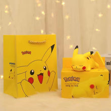 Load image into Gallery viewer, Creative Pokemon Cute Pikachu Cartoon Soft Light Bedroom Bedside Night Light Ornaments Luminous Toys Children's Birthday Gifts