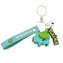 Load image into Gallery viewer, Genuine Pokemon Action Figure Pikachu Keychain Pokémon Keychain Squirtle Psyduck Keychain Model Car Keychain