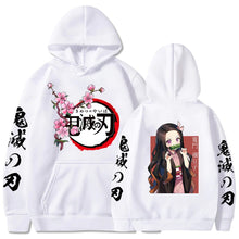 Load image into Gallery viewer, Hot Demon Slayer Kimetsu No Yaiba Hoodie Hip Hop Anime Pullovers Tops Loose Long Sleeves Autumn Man Cloth