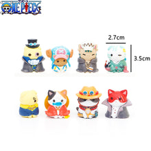 Load image into Gallery viewer, 6Pcs Q Version Naruto Anime Figurine Uchiha Sasuke Itachi Gaara Akatsuki Action Figure PVC Model Toys For Children