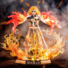 Load image into Gallery viewer, 25cm Demon Slayer Rengoku Kyoujurou PVC Action Figures Toys GK Anime Kimetsu No Yaiba PVC Figurine Toy