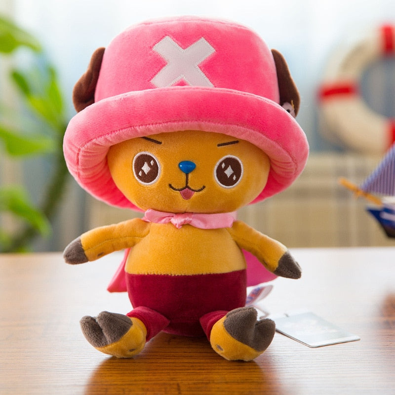 30cm one piece figure Toys Tony Luffy Chopper Pattern Soft Stuffed Plush Dolls Kawaii Lovely Cartoon kids toys Birthday Gift Toy