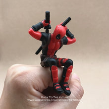 Load image into Gallery viewer, Disney Marvel X-Men Deadpool 2 Action Figure Sitting Posture Model Anime Mini Doll Decoration PVC Collection Figurine Toys model
