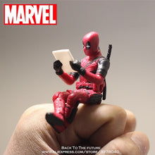 Load image into Gallery viewer, Disney Marvel X-Men Deadpool 2 Action Figure Sitting Posture Model Anime Mini Doll Decoration PVC Collection Figurine Toys model
