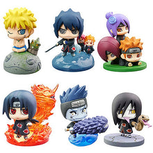 Load image into Gallery viewer, 6Pcs Q Version Naruto Anime Figurine Uchiha Sasuke Itachi Gaara Akatsuki Action Figure PVC Model Toys For Children
