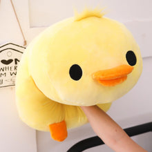 Load image into Gallery viewer, Stuffed Down Cotton Lying Duck Cute Yellow Duck Plush Toys for Children Soft Pillow Cushion Nice Christmas Gift
