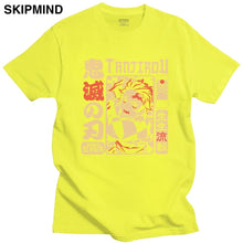 Load image into Gallery viewer, Vintage Demon Slayer T shirt Men Short Sleeve Kimetsu no Yaiba Nezuko T-shirt Tanjiro Kamado Casual Cotton Manga Anime Tee Gift
