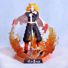 Load image into Gallery viewer, 25cm Demon Slayer Rengoku Kyoujurou PVC Action Figures Toys GK Anime Kimetsu No Yaiba PVC Figurine Toy
