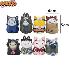 Load image into Gallery viewer, 6Pcs Q Version Naruto Anime Figurine Uchiha Sasuke Itachi Gaara Akatsuki Action Figure PVC Model Toys For Children
