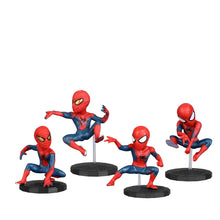 Load image into Gallery viewer, Disney Marvel Avengers Spider Man 4pcs/Set 6-8cm Action Figure Posture Anime Decoration Collection Figurine Toy Model Children
